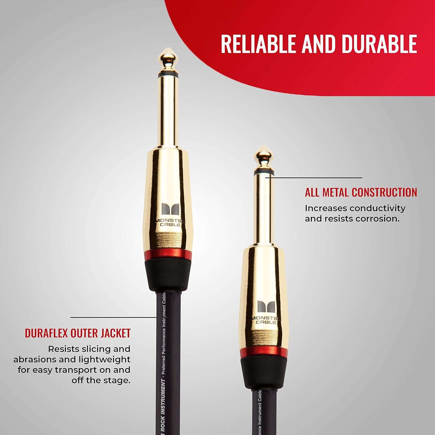 Monster-Prolink-21ft-Straight-Guitar-Cable-Shielded-Copper-for-Electric-Guitar.jpg Monster Prolink 21ft Straight Guitar Cable - Shielded Copper for Electric Guitar