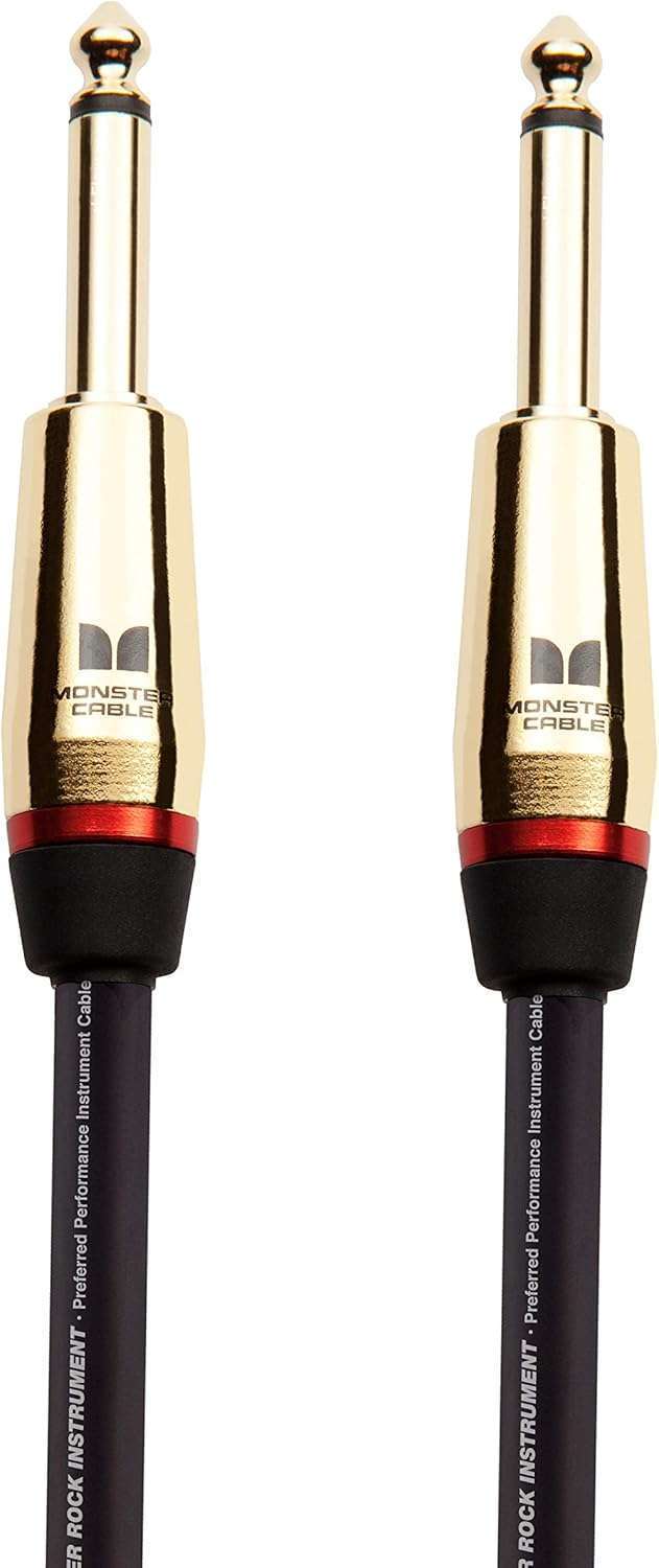 Monster Prolink 21ft Straight Guitar Cable - Shielded Copper for Monster Prolink 21ft Straight Guitar Cable - Shielded Copper for Electric Guitar