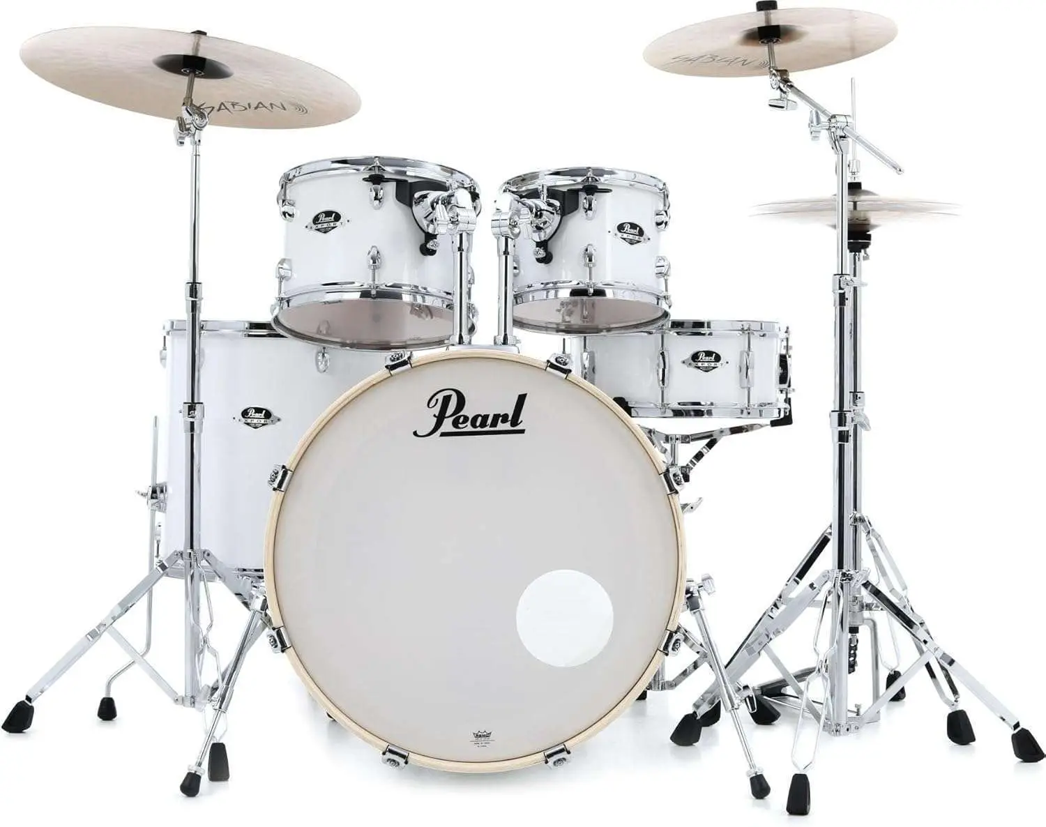 Pearl Export EXX 5-Piece Drum Set - Fusion, Pure White Pearl Export EXX 5-Piece Drum Set - Fusion, Pure White