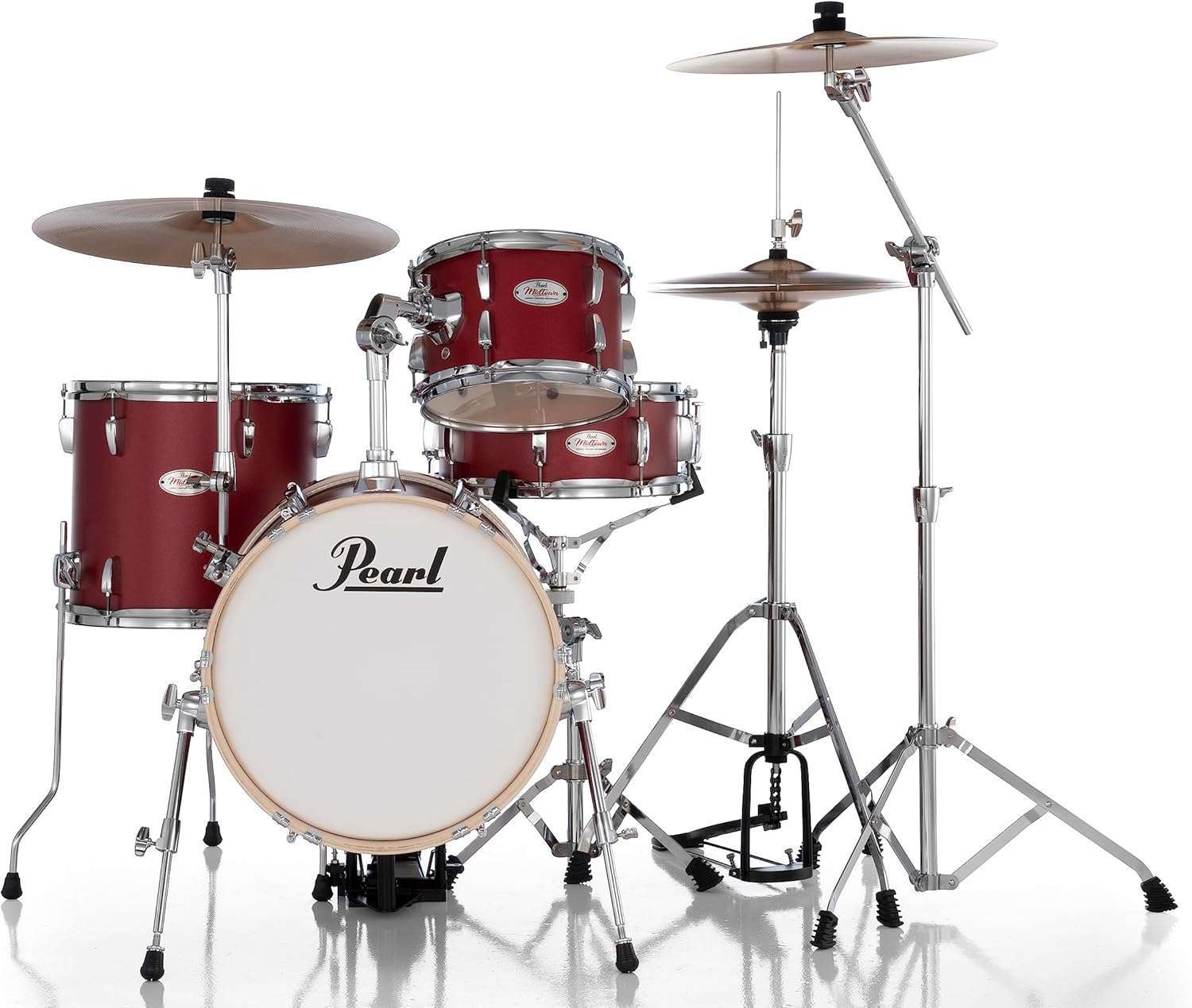 Pearl Midtown 4-Pc. Drum Kit with Hardware. (Cymbals not Included)