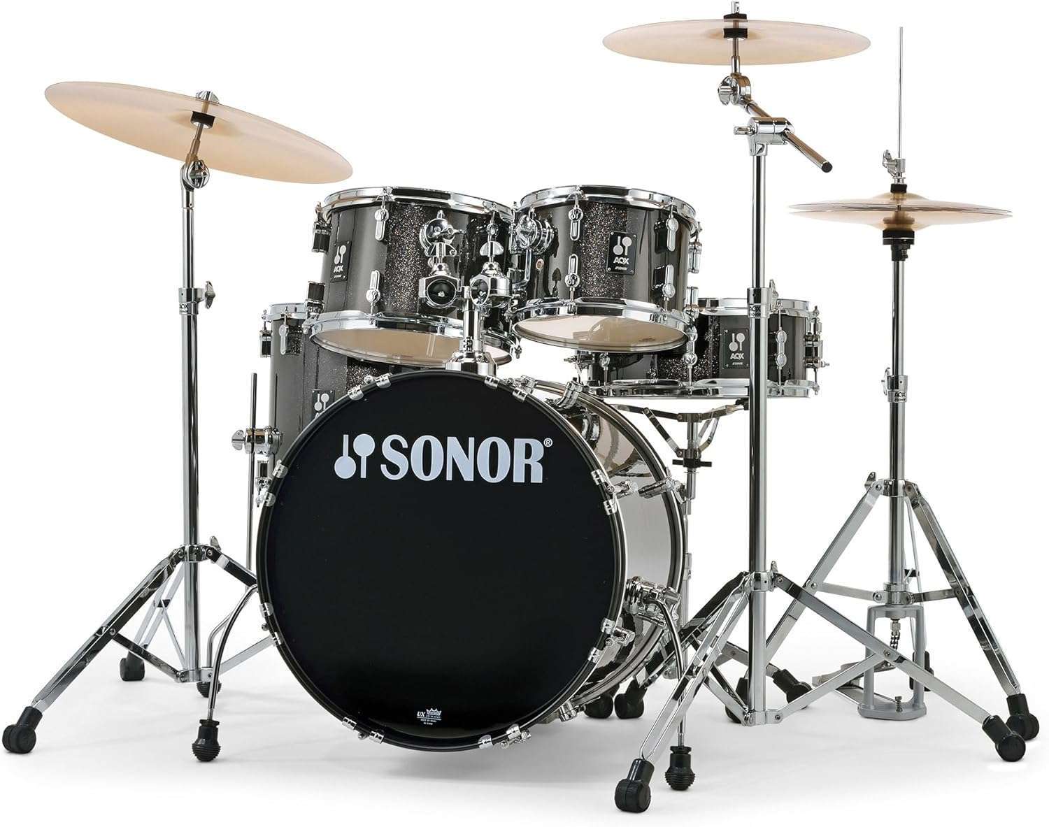 Sonor-AQX-Studio-Drum-Set-Bundle-–-Black-Midnight-Sparkle-with-Throne-Sticks-Accessories.jpg Sonor AQX Studio Drum Set Bundle – Black Midnight Sparkle with Throne, Sticks & Accessories