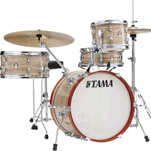 Tama Club-JAM LJK48S 4-Piece Shell Pack with Snare Drum - Tama Club-JAM LJK48S 4-Piece Shell Pack with Snare Drum - Cream Marble Wrap