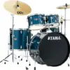 Tama Imperialstar 5-Piece Drum Kit - 22" Kick - Hairline Blue
