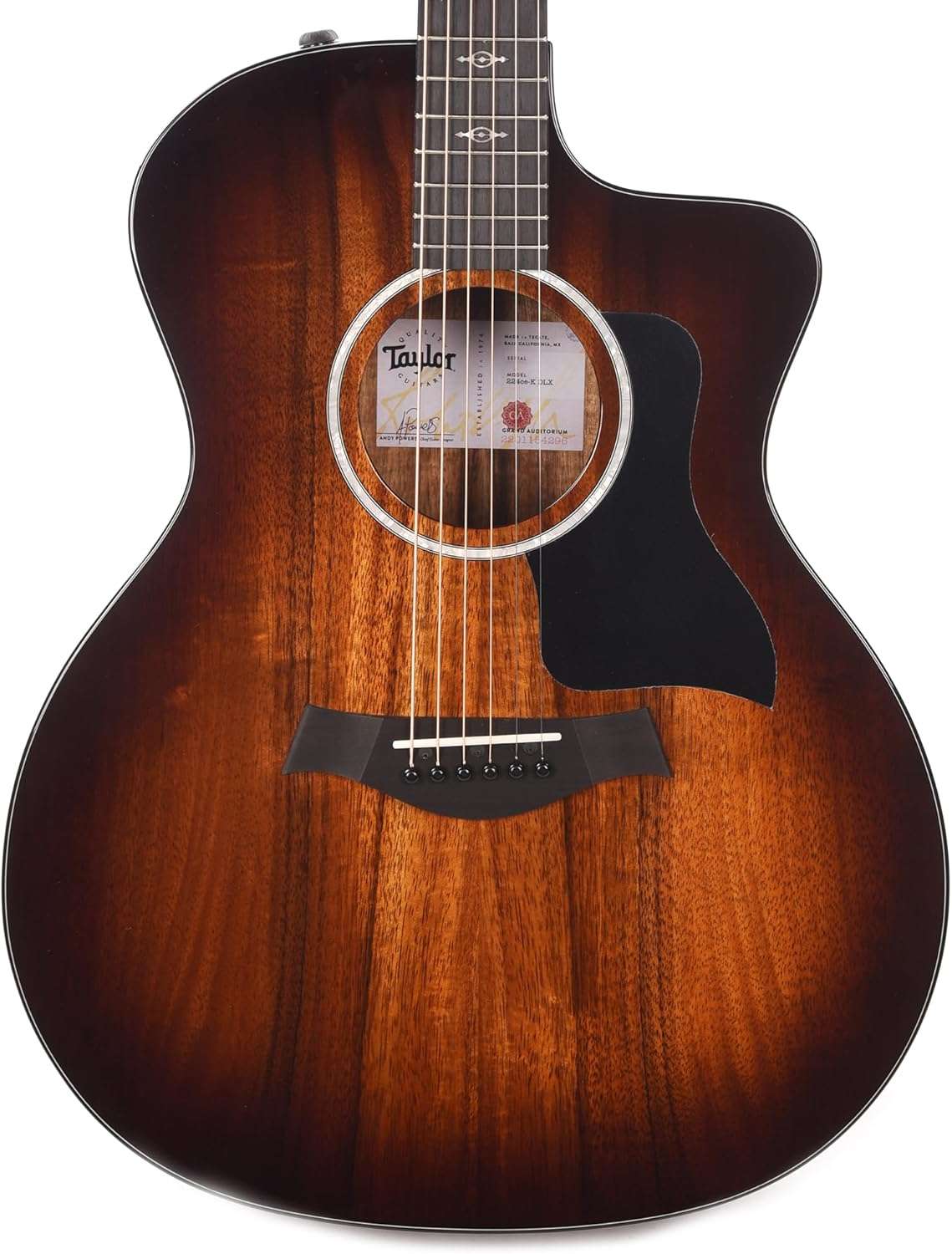 Taylor 224ce-K DLX Grand Auditorium Acoustic-Electric Guitar - Tobacco Finish Taylor 224ce-K DLX Grand Auditorium Acoustic-Electric Guitar - Tobacco Finish