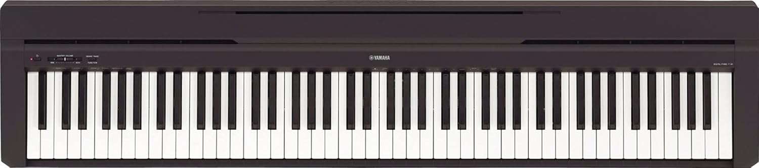 Yamaha P45B 88-Key Weighted Digital Piano with Sustain Pedal & Yamaha P45B 88-Key Weighted Digital Piano with Sustain Pedal & Power Supply