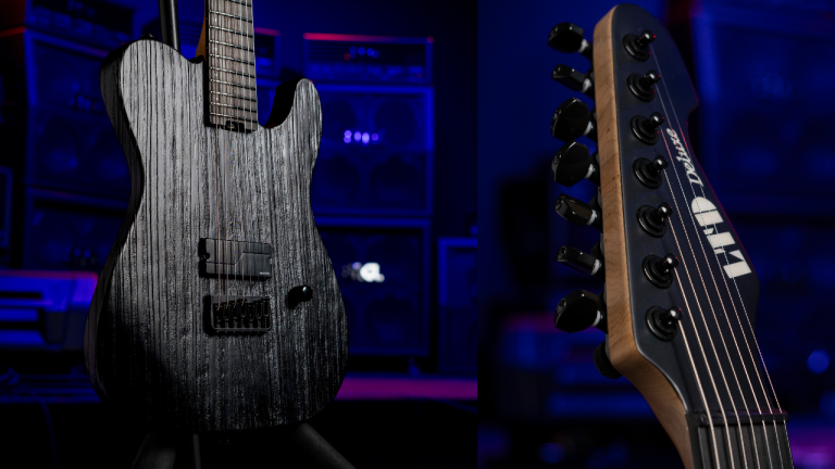 ESP LTD's New TE-1007 Baritone Guitar — The Ultimate Metal Machine Ltd Te 1007 Baritone 768x432
