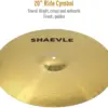 shaevle_cymbal_pack_20 Shaevle Golden Alloy Cymbal Pack: 5-Piece (14"/16"/18"/20")