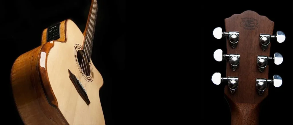 Washburn Bella Tono 6-String Acoustic-Electric Guitar - Right, Gloss Charcoal Burst (BTS9VCECH-D) Washburn Bella Tono Acoustic Electric 1024x437