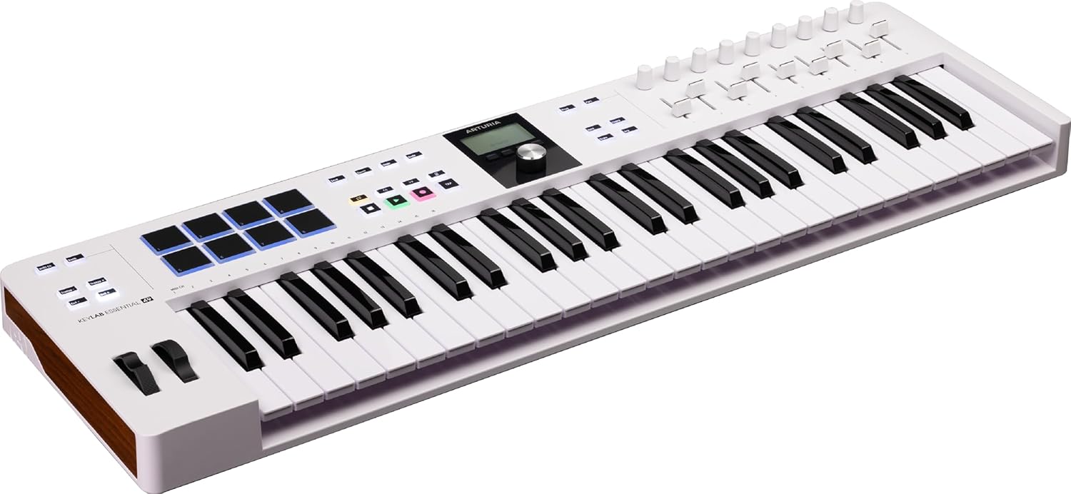 Arturia-KeyLab-Essential-MK3-49-Key-USB-MIDI-Keyboard-Controller-with-Analog-Lab-V-Included.jpg Arturia KeyLab Essential MK3: 49-Key USB MIDI Keyboard Controller with Analog Lab V Included