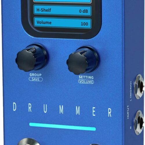 FLAMMA FF02 Drum Machine Guitar Pedal - 121 Grooves, 11 Genres, Custom Rhythms & Stereo I/O