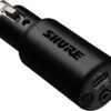 Shure MVX2U XLR-to-USB Interface: 60dB Gain, Zero-Latency, 48V Phantom Power
