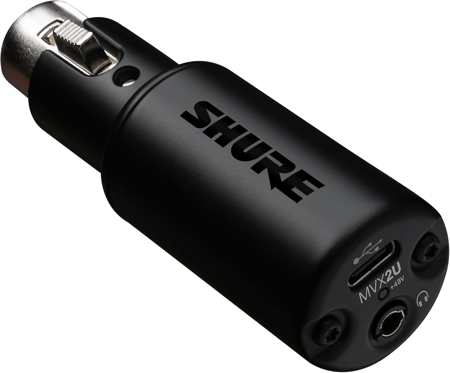 Shure MVX2U XLR-to-USB Interface: 60dB Gain, Zero-Latency, 48V Phantom Power Shure MVX2U XLR-to-USB Interface: 60dB Gain, Zero-Latency, 48V Phantom Power