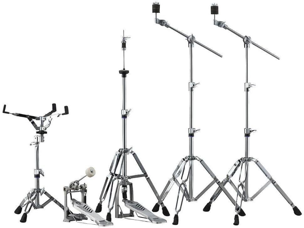 Yamaha HW-680W Double-Braced Hardware Pack: Durable Drum Stand Set Yamaha HW-680W Double-Braced Hardware Pack: Durable Drum Stand Set
