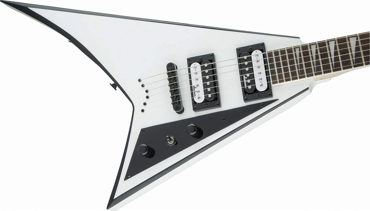 Jackson&reg; JS Series Rhoads JS32T - White & Black Bevel Electric Guitar