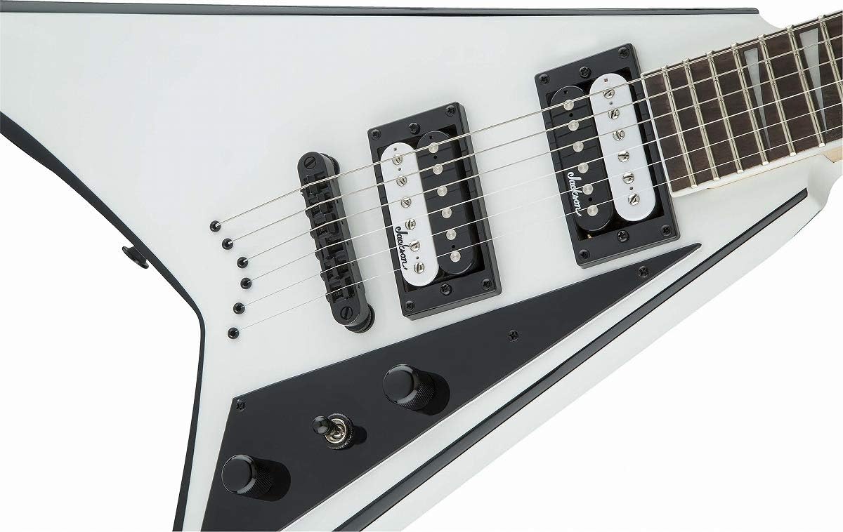 Jackson&reg; JS Series Rhoads JS32T - White & Black Bevel Electric Guitar