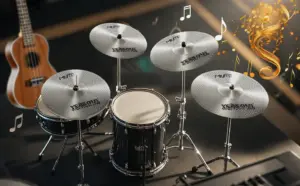Yeasoul® Low Volume 5-Piece Cymbal Pack with Sticks & Bag: 14"/16"/18"/20" 871f6216 Cab9 400c 8eb6 0b7d5601bb8f. CR00970600 PT0 SX970 V1 300x186