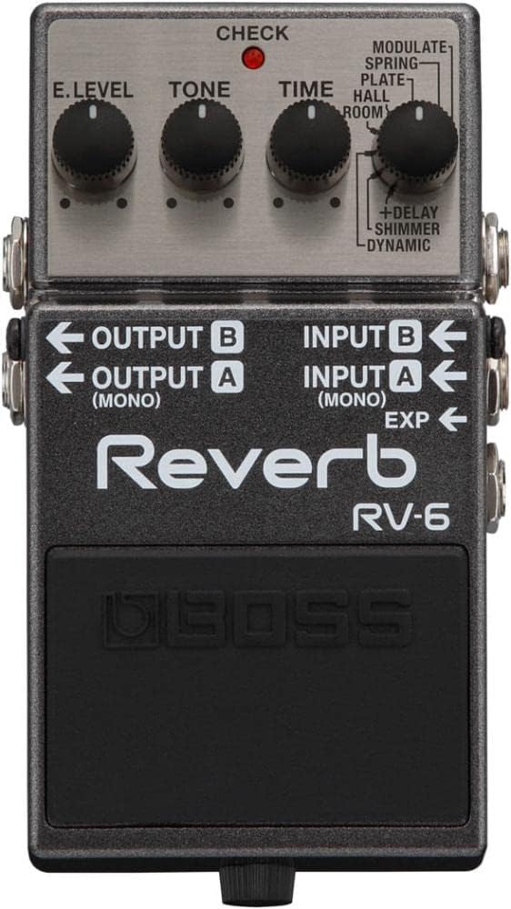 Boss RV-6 Digital Reverb Pedal Boss® RV-6 Digital Reverb Pedal