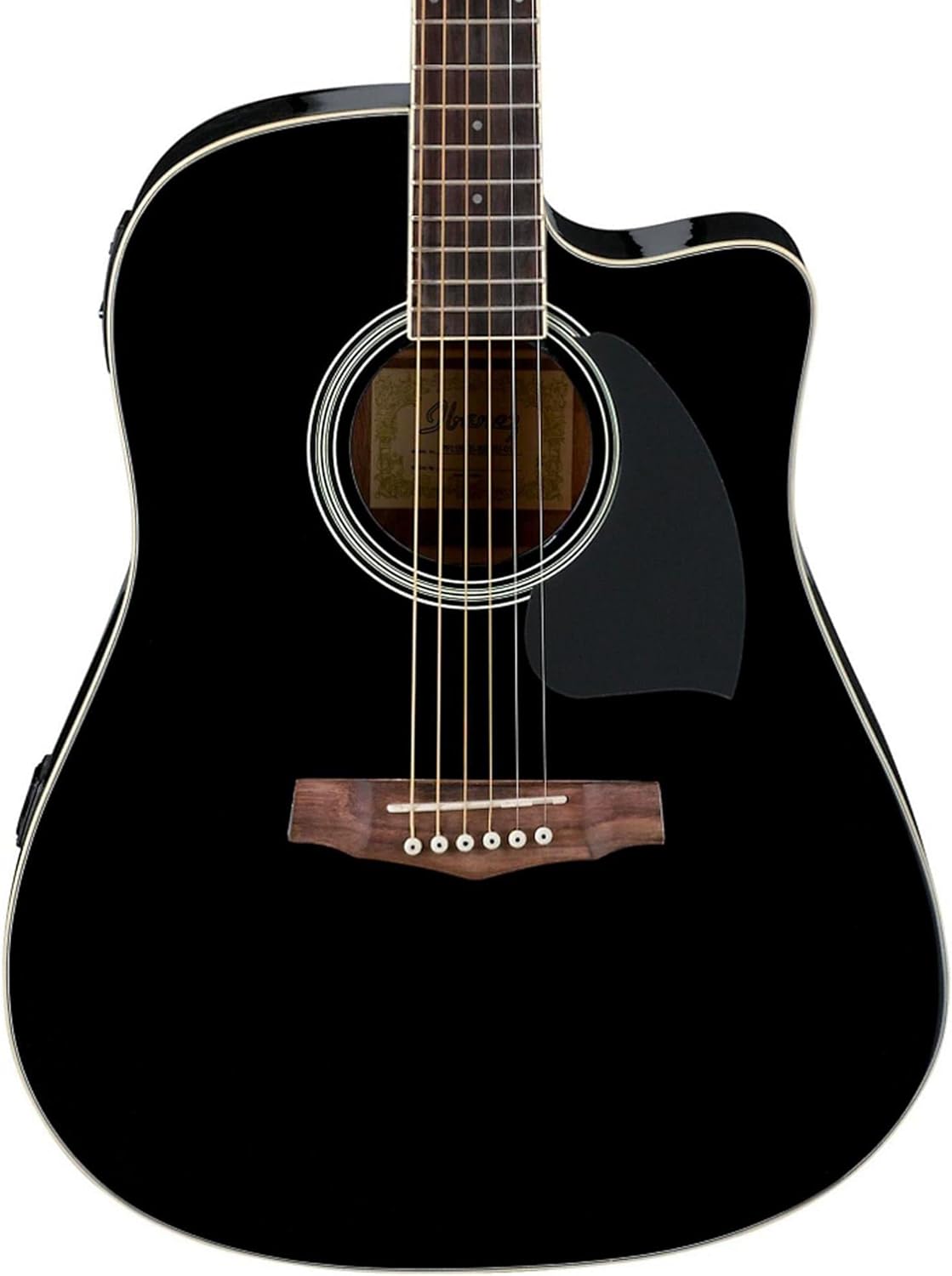 Ibanez PF15ECE Black Dreadnought Cutaway Acoustic-Electric Guitar Ibanez® Black Dreadnought Cutaway Acoustic-Electric Guitar