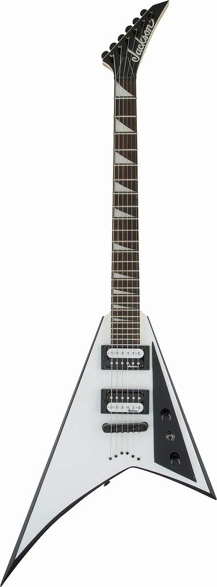 Jackson&reg; JS Series Rhoads JS32T - White & Black Bevel Electric Guitar