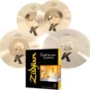 Zildjian&reg; K Custom Hybrid Cymbal Set: Hi-Hat, Crash & Ride with ZKEY