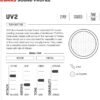 evans uv2 coated 14" tom drumhead evans uv2 coated 14" tom drumhead
