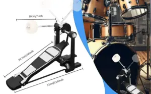 single chain bass drum pedal kick pedal for drummers