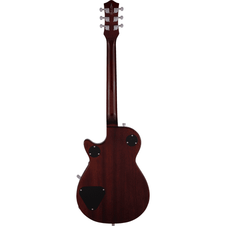 Gretsch Electromatic G5230T FT Electric Guitar, Bigsby,Gretsch Electromatic Collection G5230T FT Electric Guitar with Bigsby — Black, Black Walnut FingerboardFind your sound with the Gretsch Electromatic G5230T FT Jet Single-Cut — a classic-looking, modern-playing electric guitar that brings Gretsch tone and style within reach. Chambered mahogany body and maple top deliver full lows, warm mids and silky highs, while the Bigsby vibrato and Black Walnut fingerboard make it ideal for rockabilly, blues, indie and vintage-inspired rock.Compact, eye-catching single-cut Jet body with a sleek Black finishChambered mahogany body + maple top for resonance, balance and a lively acoustic characterSmooth Black Walnut fingerboard for warm feel and fast playabilityBuilt-in Bigsby vibrato for classic pitch bends and tasteful vibrato effectsVersatile, punchy Gretsch voicing — full low end, present mids, and articulate highsElectromatic quality and tone at a value-driven priceTone & PlayabilityThis G5230T FT is built to inspire: the chambered mahogany body gives woody warmth and sustain, while the maple top adds clarity and snap. The Black Walnut fingerboard feels smooth under the hand and responds well to both chordal rhythm and single-note runs. The Bigsby tailpiece provides vintage-style vibrato for expressive lead work and subtle shimmer.Hardware & BuildBigsby vibrato for classic Gretsch tremolo expression  Stable, playable neck profile for comfort across the fretboard  Quality bridges and hardware tuned for reliable intonation and sustainWho it’s perfect forPlayers chasing Gretsch tone without the boutique price  Guitarists who play rockabilly, blues, country, indie and classic rock  Recording musicians wanting a warm, characterful single-cut electric  Anyone upgrading from a starter guitar to a stage-ready instrumentQuick SpecsModel: Gretsch Electromatic G5230T FT Jet Single-Cut  Body: Chambered mahogany with maple top  Fingerboard: Black Walnut  Finish: Black  Tremolo: Bigsby vibrato  Series: Electromatic CollectionWhat’s in the boxGretsch Electromatic G5230T FT electric guitar (Black)  Setup ready for play — professionally adjusted at the factoryExperience classic Gretsch feel and modern playability — add the G5230T FT to your rig and unlock big, musical tone with a stylish vintage vibe.Add to cart now to own a shelf-ready, stage-ready Electromatic classic.