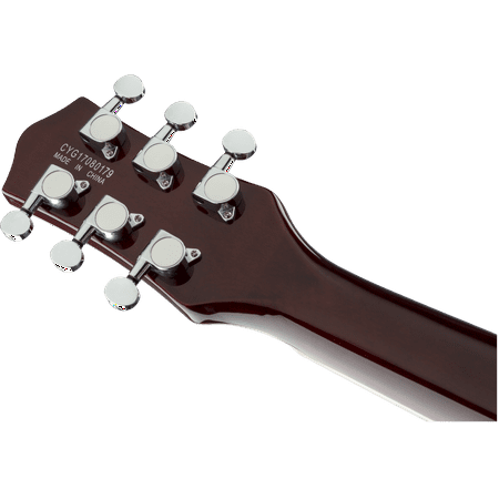 Gretsch Electromatic G5230T FT Electric Guitar, Bigsby,Gretsch Electromatic Collection G5230T FT Electric Guitar with Bigsby — Black, Black Walnut FingerboardFind your sound with the Gretsch Electromatic G5230T FT Jet Single-Cut — a classic-looking, modern-playing electric guitar that brings Gretsch tone and style within reach. Chambered mahogany body and maple top deliver full lows, warm mids and silky highs, while the Bigsby vibrato and Black Walnut fingerboard make it ideal for rockabilly, blues, indie and vintage-inspired rock.Compact, eye-catching single-cut Jet body with a sleek Black finishChambered mahogany body + maple top for resonance, balance and a lively acoustic characterSmooth Black Walnut fingerboard for warm feel and fast playabilityBuilt-in Bigsby vibrato for classic pitch bends and tasteful vibrato effectsVersatile, punchy Gretsch voicing — full low end, present mids, and articulate highsElectromatic quality and tone at a value-driven priceTone & PlayabilityThis G5230T FT is built to inspire: the chambered mahogany body gives woody warmth and sustain, while the maple top adds clarity and snap. The Black Walnut fingerboard feels smooth under the hand and responds well to both chordal rhythm and single-note runs. The Bigsby tailpiece provides vintage-style vibrato for expressive lead work and subtle shimmer.Hardware & BuildBigsby vibrato for classic Gretsch tremolo expression  Stable, playable neck profile for comfort across the fretboard  Quality bridges and hardware tuned for reliable intonation and sustainWho it’s perfect forPlayers chasing Gretsch tone without the boutique price  Guitarists who play rockabilly, blues, country, indie and classic rock  Recording musicians wanting a warm, characterful single-cut electric  Anyone upgrading from a starter guitar to a stage-ready instrumentQuick SpecsModel: Gretsch Electromatic G5230T FT Jet Single-Cut  Body: Chambered mahogany with maple top  Fingerboard: Black Walnut  Finish: Black  Tremolo: Bigsby vibrato  Series: Electromatic CollectionWhat’s in the boxGretsch Electromatic G5230T FT electric guitar (Black)  Setup ready for play — professionally adjusted at the factoryExperience classic Gretsch feel and modern playability — add the G5230T FT to your rig and unlock big, musical tone with a stylish vintage vibe.Add to cart now to own a shelf-ready, stage-ready Electromatic classic.