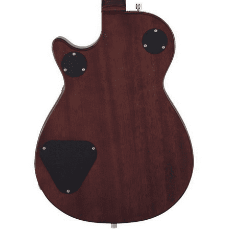 Gretsch Electromatic G5230T FT Electric Guitar, Bigsby,Gretsch Electromatic Collection G5230T FT Electric Guitar with Bigsby — Black, Black Walnut FingerboardFind your sound with the Gretsch Electromatic G5230T FT Jet Single-Cut — a classic-looking, modern-playing electric guitar that brings Gretsch tone and style within reach. Chambered mahogany body and maple top deliver full lows, warm mids and silky highs, while the Bigsby vibrato and Black Walnut fingerboard make it ideal for rockabilly, blues, indie and vintage-inspired rock.Compact, eye-catching single-cut Jet body with a sleek Black finishChambered mahogany body + maple top for resonance, balance and a lively acoustic characterSmooth Black Walnut fingerboard for warm feel and fast playabilityBuilt-in Bigsby vibrato for classic pitch bends and tasteful vibrato effectsVersatile, punchy Gretsch voicing — full low end, present mids, and articulate highsElectromatic quality and tone at a value-driven priceTone & PlayabilityThis G5230T FT is built to inspire: the chambered mahogany body gives woody warmth and sustain, while the maple top adds clarity and snap. The Black Walnut fingerboard feels smooth under the hand and responds well to both chordal rhythm and single-note runs. The Bigsby tailpiece provides vintage-style vibrato for expressive lead work and subtle shimmer.Hardware & BuildBigsby vibrato for classic Gretsch tremolo expression  Stable, playable neck profile for comfort across the fretboard  Quality bridges and hardware tuned for reliable intonation and sustainWho it’s perfect forPlayers chasing Gretsch tone without the boutique price  Guitarists who play rockabilly, blues, country, indie and classic rock  Recording musicians wanting a warm, characterful single-cut electric  Anyone upgrading from a starter guitar to a stage-ready instrumentQuick SpecsModel: Gretsch Electromatic G5230T FT Jet Single-Cut  Body: Chambered mahogany with maple top  Fingerboard: Black Walnut  Finish: Black  Tremolo: Bigsby vibrato  Series: Electromatic CollectionWhat’s in the boxGretsch Electromatic G5230T FT electric guitar (Black)  Setup ready for play — professionally adjusted at the factoryExperience classic Gretsch feel and modern playability — add the G5230T FT to your rig and unlock big, musical tone with a stylish vintage vibe.Add to cart now to own a shelf-ready, stage-ready Electromatic classic.