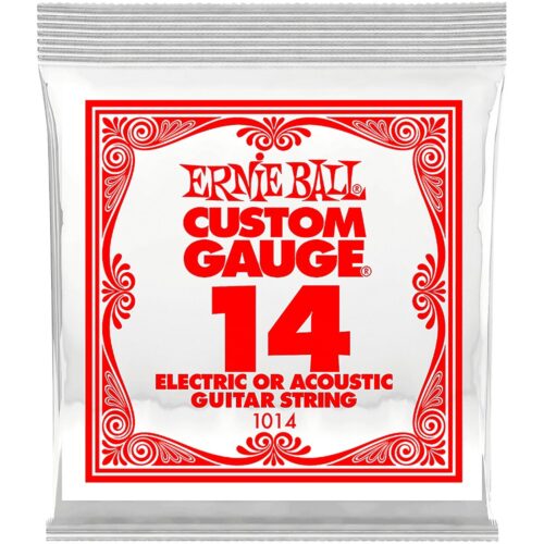 ernie ball 1013 .013 gauge single electric guitar string Ernie Ball Single Plain Steel Electric or Acoustic Guitar String