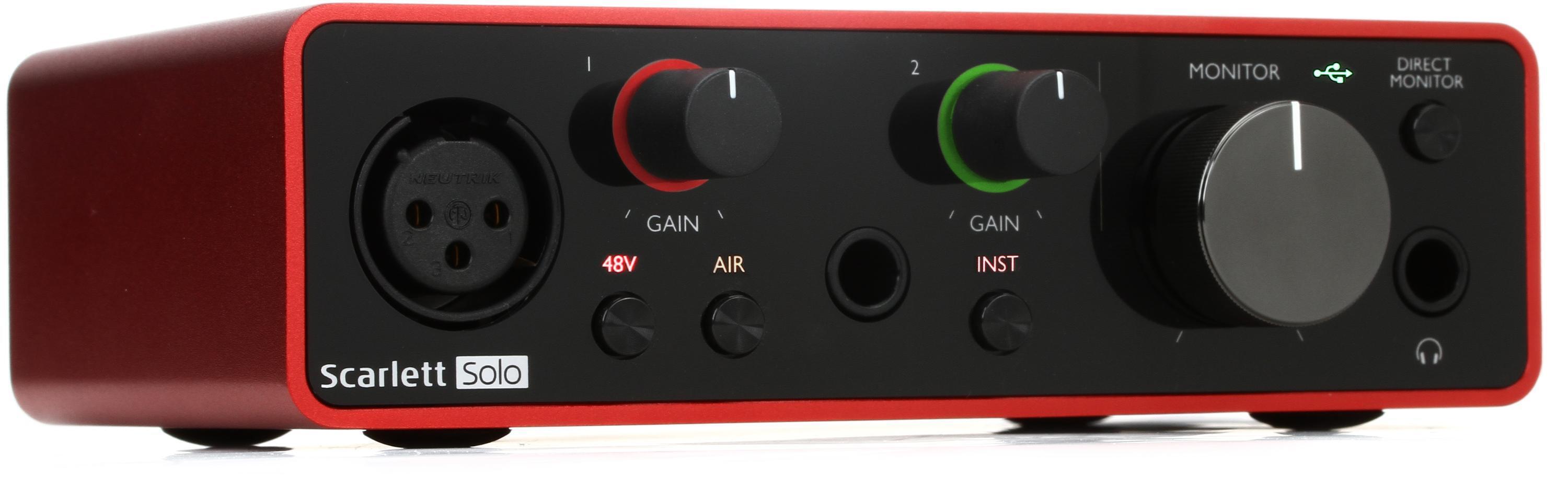 Focusrite Scarlett Solo (3rd Generation) Audio Interface