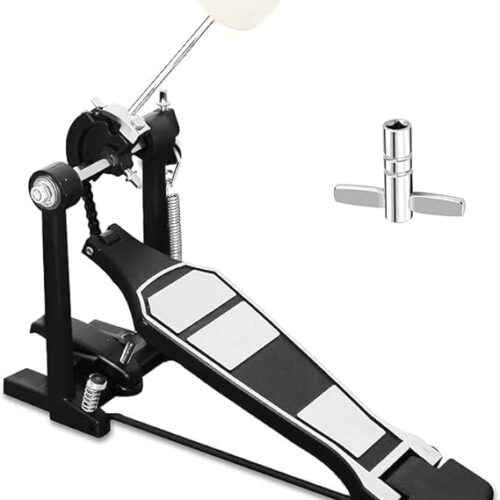 single chain bass drum pedal kick pedal for drummers Single Bass Drum Pedal, Kick Drum Pedal for Drum Set Instrument, Single-Chain Drum Foot Pedal for Beginner & Pro Drummers