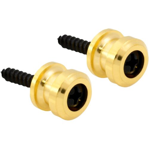 grover gold replacement strap lock end pins Grover Guitar Strap Lock End Pins Gold