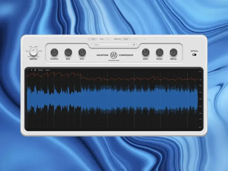 woodstock audio waveform compressor